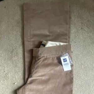Gap Velvet Boot Legs Pants NWT
